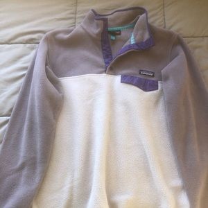Patagonia purple synchilla fleece